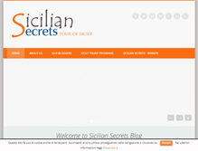 Tablet Screenshot of blog.siciliansecrets.it